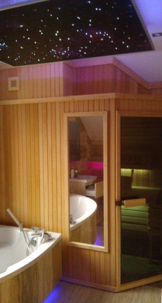 Sauna PBN - sauna z podświetleniem